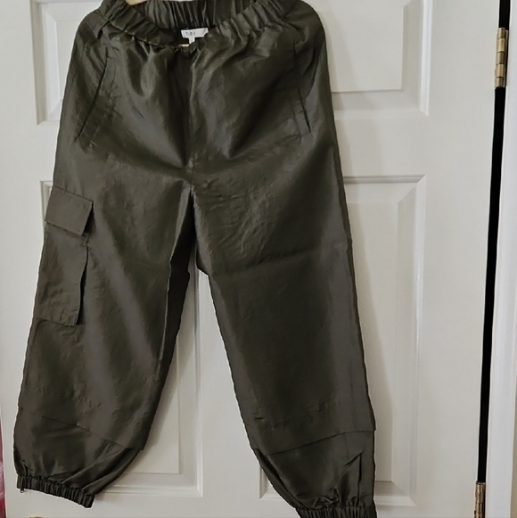 Tibi Pants - Tibi Green Joggers Small